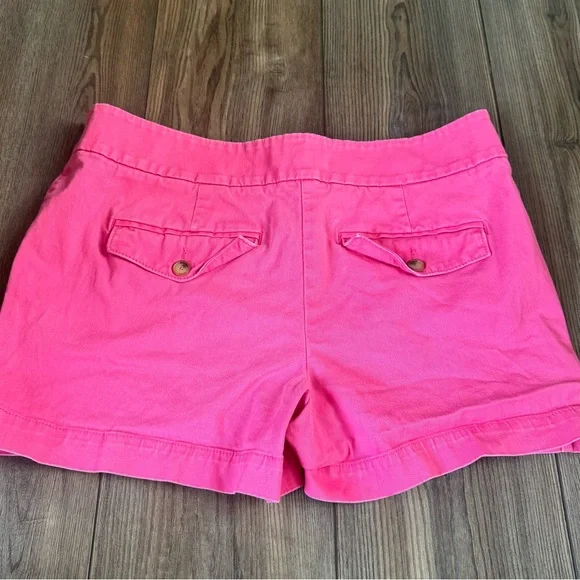 LOFT High Waist Pink Shorts with Nautical Flair the Riviera - Picture 9 of 11